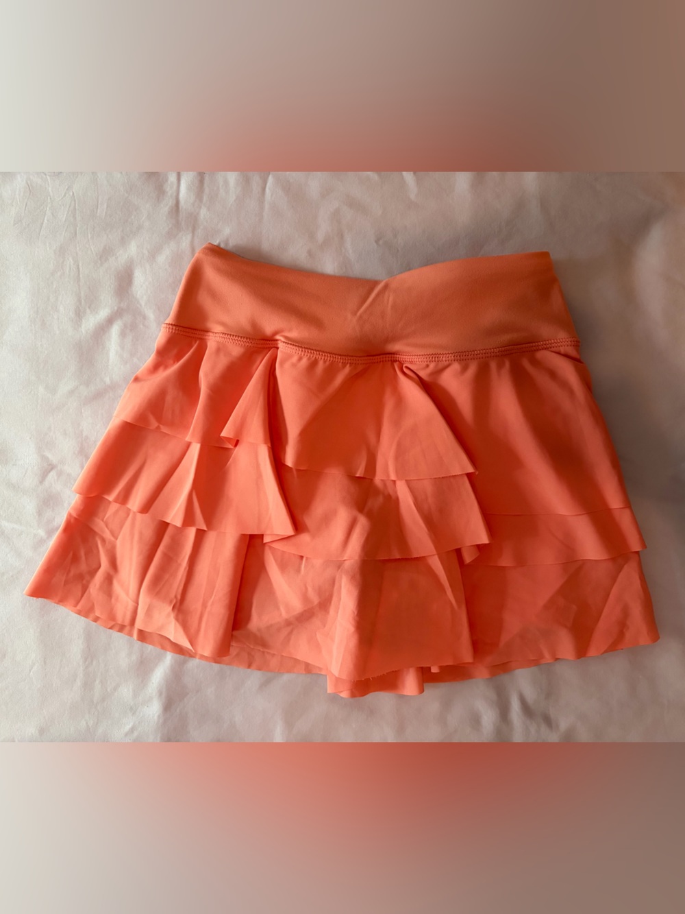 JoyLab Coral Tiered Ruffle Skater Skirt